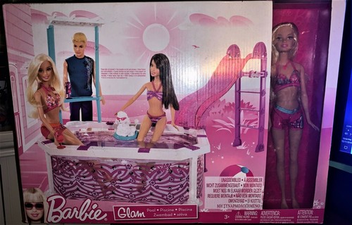 2008 barbie glam pool t2333 - glam,